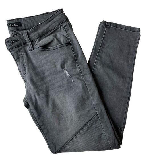 Kancan Gray Moto Estilo Skin Jean - Women’s 7 - Picture 1 of 9